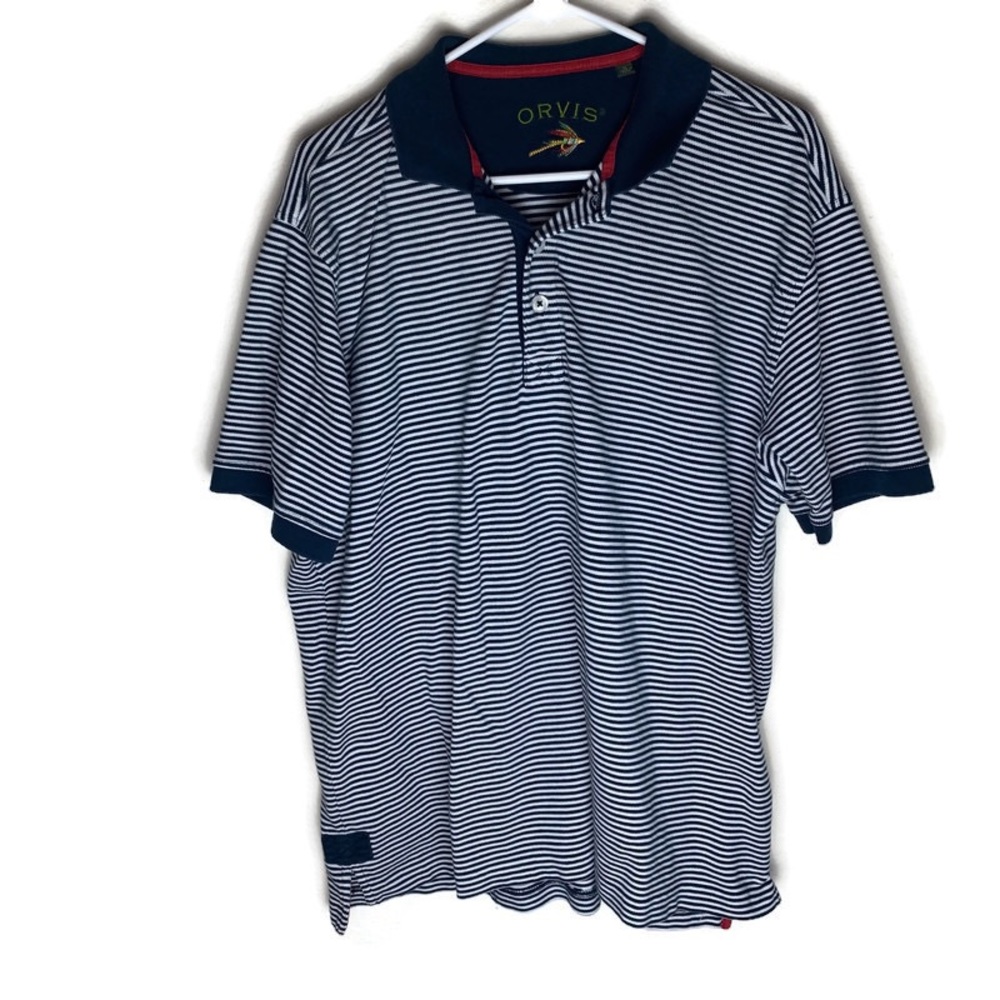 (2 for $20) Orvis Striped Polo Shirt